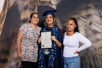 Photo from Ceremony 2 of the TWoA Tāmaki Makaurau 2025 Graduations (March 2025) held at the Mangere Arts Centre in Auckland, New Zealand on Wednesday, 12 March, 2025. Photo by Mike Walen / KeyImagery Photography. Copyright: © 2025 Te Wānanga o Aotearoa.