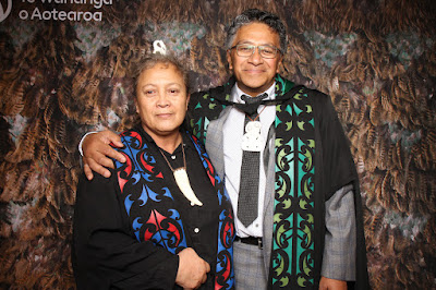Booth photo from the TWoA Tainui 2023 Graduations (Ceremony 3 - Thursday Morning), held at Hamilton Boys High School, Hamilton, Waikato, New Zealand on Thursday, 20 April, 2023. Photo: InstaBooth / KeyImagery Photography. Copyright: © Te Wānanga o Aotearoa.