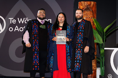 Photo from Ceremony 2 of the TWoA Tāmaki Makaurau 2025 Graduations (May 2025) held at the Mangere Arts Centre in Auckland, New Zealand on Monday, 26 May, 2025. Photo by Mike Walen / KeyImagery Photography. Copyright: © 2025 Te Wānanga o Aotearoa.