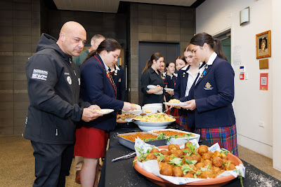 Photo from the 2023 Father/Daughter Breakfast held in the Nancy Light Hall at Waikato Diocesan in Hamilton, Waikato, New Zealand. Taken: Monday, 16 October, 2023. Photography: Mike Walen / KeyImagery Photography. Copyright: © Waikato Diocesan School for Girls.