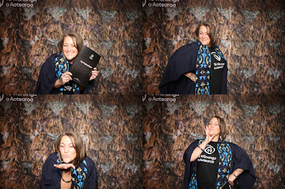 Booth photo from the TWoA Tainui 2023 Graduations (Ceremony 3 - Thursday Morning), held at Hamilton Boys High School, Hamilton, Waikato, New Zealand on Thursday, 20 April, 2023. Photo: InstaBooth / KeyImagery Photography. Copyright: © Te Wānanga o Aotearoa.