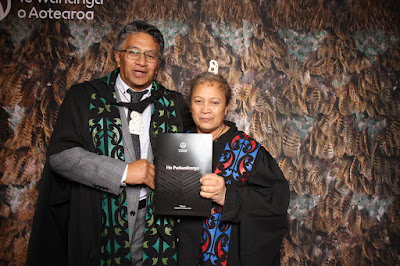 Booth photo from the TWoA Tainui 2023 Graduations (Ceremony 3 - Thursday Morning), held at Hamilton Boys High School, Hamilton, Waikato, New Zealand on Thursday, 20 April, 2023. Photo: InstaBooth / KeyImagery Photography. Copyright: © Te Wānanga o Aotearoa.
