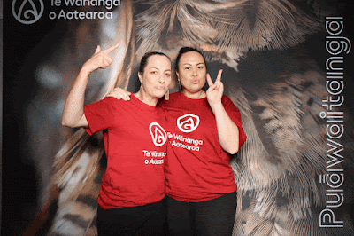 Booth photo from the TWoA Tainui 2025 Graduations (Ceremony 3 @ 10am) held at Claudelands Event Centre in Hamilton, Waikato, New Zealand on Wednesday, 30 April, 2025. Photography by InstaBooth / KeyImagery Photography. Copyright: © 2025 Te Wānanga o Aotearoa.
