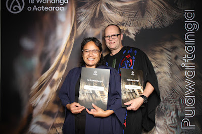 Booth photo from the TWoA Tainui 2025 Graduations (Ceremony 2 @ 2pm) held at Claudelands Event Centre in Hamilton, Waikato, New Zealand on Tuesday, 29 April, 2025. Photography by InstaBooth / KeyImagery Photography. Copyright: © 2025 Te Wānanga o Aotearoa.