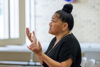 Photo from the New Staff & Student Pōwhiri event held in the All Saints Chapel at Waikato Diocesan in Hamilton, Waikato, New Zealand on Wednesday, 7 Feb,ruary 2024. Photo by Mike Walen / KeyImagery Photography. Copyright: © Waikato Diocesan School for Girls.