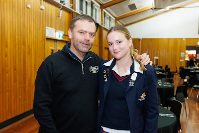 Photo from the 2023 Father/Daughter Breakfast held in the Nancy Light Hall at Waikato Diocesan in Hamilton, Waikato, New Zealand. Taken: Monday, 16 October, 2023. Photography: Mike Walen / KeyImagery Photography. Copyright: © Waikato Diocesan School for Girls.