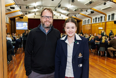 Photo from the 2023 Father/Daughter Breakfast held in the Nancy Light Hall at Waikato Diocesan in Hamilton, Waikato, New Zealand. Taken: Monday, 16 October, 2023. Photography: Mike Walen / KeyImagery Photography. Copyright: © Waikato Diocesan School for Girls.