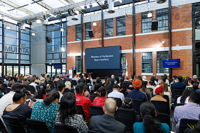 Photo from the HCC NZ Citizenship Ceremony 1 (Morning) held at The Atrium, Wintec/Te Pukenga, Hamilton, Waikato, New Zealand at 10:00am on Monday, 12 August, 2024. Photo: Mike Walen / KeyImagery Photography. Copyright: © Hamilton City Council.