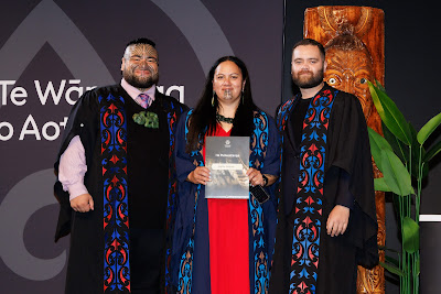 Photo from Ceremony 2 of the TWoA Tāmaki Makaurau 2025 Graduations (May 2025) held at the Mangere Arts Centre in Auckland, New Zealand on Monday, 26 May, 2025. Photo by Mike Walen / KeyImagery Photography. Copyright: © 2025 Te Wānanga o Aotearoa.