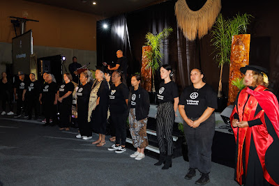 Ceremony photo from the TWoA Tainui 2023 Graduations (Ceremony 3 - Thursday Morning), held at Hamilton Boys High School, Hamilton, Waikato, New Zealand on Thursday, 20 April, 2023. Photo: Mike Walen / KeyImagery Photography. Copyright: © Te Wānanga o Aotearoa.