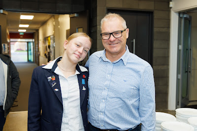Photo from the 2023 Father/Daughter Breakfast held in the Nancy Light Hall at Waikato Diocesan in Hamilton, Waikato, New Zealand. Taken: Monday, 16 October, 2023. Photography: Mike Walen / KeyImagery Photography. Copyright: © Waikato Diocesan School for Girls.
