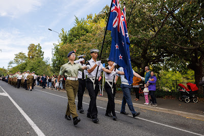 Photo from the Anzac Day 2025 Civic Service held at Memorial Park in Hamilton, Waikato, New Zealand on Friday, 25 April, 2025. Photography by Mike Walen / KeyImagery Photography. Copyright: © 2025 Hamilton City Council.