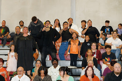 Ceremony photo from the TWoA Tainui 2023 Graduations (Ceremony 3 - Thursday Morning), held at Hamilton Boys High School, Hamilton, Waikato, New Zealand on Thursday, 20 April, 2023. Photo: Mike Walen / KeyImagery Photography. Copyright: © Te Wānanga o Aotearoa.
