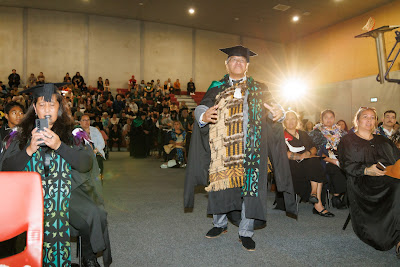 Ceremony photo from the TWoA Tainui 2023 Graduations (Ceremony 3 - Thursday Morning), held at Hamilton Boys High School, Hamilton, Waikato, New Zealand on Thursday, 20 April, 2023. Photo: Mike Walen / KeyImagery Photography. Copyright: © Te Wānanga o Aotearoa.