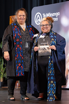 Photo from the TWoA Whirikoka 2024 Graduation (Gisborne), held at the War Memorial Theatre, Gisborne, East Coast, New Zealand on Wednesday, 16 April, 2025. Photo by Alick Saunders for KeyImagery Photography. Copyright: © 2025 Te Wānanga o Aotearoa.