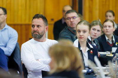 Photo from the 2023 Father/Daughter Breakfast held in the Nancy Light Hall at Waikato Diocesan in Hamilton, Waikato, New Zealand. Taken: Monday, 16 October, 2023. Photography: Mike Walen / KeyImagery Photography. Copyright: © Waikato Diocesan School for Girls.