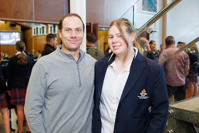 Photo from the 2023 Father/Daughter Breakfast held in the Nancy Light Hall at Waikato Diocesan in Hamilton, Waikato, New Zealand. Taken: Monday, 16 October, 2023. Photography: Mike Walen / KeyImagery Photography. Copyright: © Waikato Diocesan School for Girls.