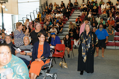 Ceremony photo from the TWoA Tainui 2023 Graduations (Ceremony 3 - Thursday Morning), held at Hamilton Boys High School, Hamilton, Waikato, New Zealand on Thursday, 20 April, 2023. Photo: Mike Walen / KeyImagery Photography. Copyright: © Te Wānanga o Aotearoa.