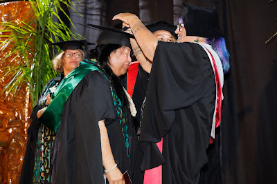 Ceremony photo from the TWoA Tainui 2023 Graduations (Ceremony 3 - Thursday Morning), held at Hamilton Boys High School, Hamilton, Waikato, New Zealand on Thursday, 20 April, 2023. Photo: Mike Walen / KeyImagery Photography. Copyright: © Te Wānanga o Aotearoa.