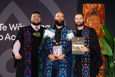 Photo from Ceremony 2 of the TWoA Tāmaki Makaurau 2025 Graduations (May 2025) held at the Mangere Arts Centre in Auckland, New Zealand on Monday, 26 May, 2025. Photo by Mike Walen / KeyImagery Photography. Copyright: © 2025 Te Wānanga o Aotearoa.