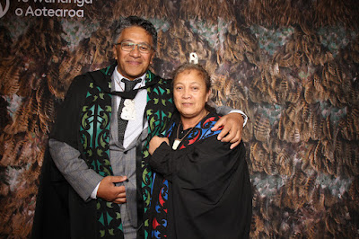 Booth photo from the TWoA Tainui 2023 Graduations (Ceremony 3 - Thursday Morning), held at Hamilton Boys High School, Hamilton, Waikato, New Zealand on Thursday, 20 April, 2023. Photo: InstaBooth / KeyImagery Photography. Copyright: © Te Wānanga o Aotearoa.