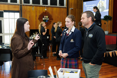 Photo from the 2023 Father/Daughter Breakfast held in the Nancy Light Hall at Waikato Diocesan in Hamilton, Waikato, New Zealand. Taken: Monday, 16 October, 2023. Photography: Mike Walen / KeyImagery Photography. Copyright: © Waikato Diocesan School for Girls.