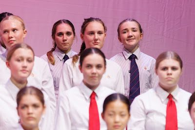 Photo from Waikato Diocesan House Singing 2022, held at GLOBOX Arena, Claudelands Event Centre, Hamilton, New Zealand on Friday, 23 June, 2023.  Photo: Mike Walen / KeyImagery Photography. Copyright: © Waikato Diocesan School for Girls.