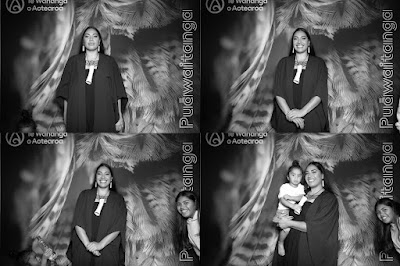 Booth photo from the TWoA Tainui 2025 Graduations (Ceremony 2 @ 2pm) held at Claudelands Event Centre in Hamilton, Waikato, New Zealand on Tuesday, 29 April, 2025. Photography by InstaBooth / KeyImagery Photography. Copyright: © 2025 Te Wānanga o Aotearoa.