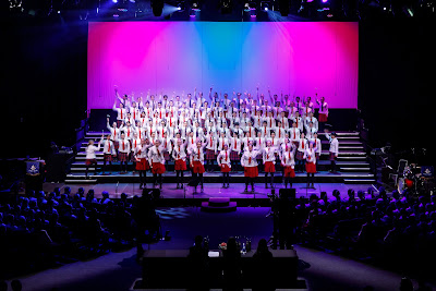 Photo from Waikato Diocesan House Singing 2022, held at GLOBOX Arena, Claudelands Event Centre, Hamilton, New Zealand on Friday, 23 June, 2023.  Photo: Mike Walen / KeyImagery Photography. Copyright: © Waikato Diocesan School for Girls.