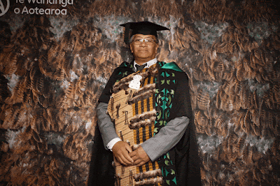 Booth photo from the TWoA Tainui 2023 Graduations (Ceremony 3 - Thursday Morning), held at Hamilton Boys High School, Hamilton, Waikato, New Zealand on Thursday, 20 April, 2023. Photo: InstaBooth / KeyImagery Photography. Copyright: © Te Wānanga o Aotearoa.