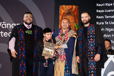 Photo from Ceremony 2 of the TWoA Tāmaki Makaurau 2025 Graduations (May 2025) held at the Mangere Arts Centre in Auckland, New Zealand on Monday, 26 May, 2025. Photo by Mike Walen / KeyImagery Photography. Copyright: © 2025 Te Wānanga o Aotearoa.