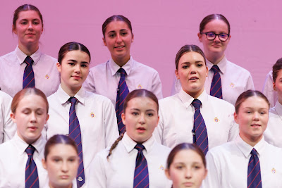 Photo from Waikato Diocesan House Singing 2022, held at GLOBOX Arena, Claudelands Event Centre, Hamilton, New Zealand on Friday, 23 June, 2023.  Photo: Mike Walen / KeyImagery Photography. Copyright: © Waikato Diocesan School for Girls.