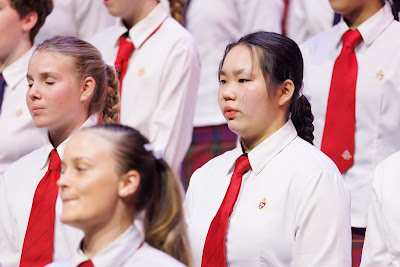Photo from Waikato Diocesan House Singing 2022, held at GLOBOX Arena, Claudelands Event Centre, Hamilton, New Zealand on Friday, 23 June, 2023.  Photo: Mike Walen / KeyImagery Photography. Copyright: © Waikato Diocesan School for Girls.