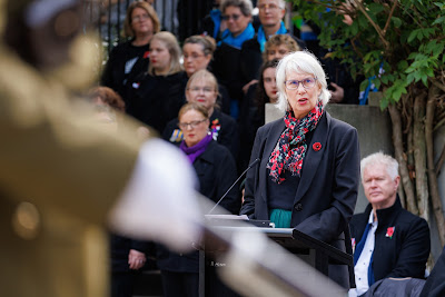 Photo from the Anzac Day 2025 Civic Service held at Memorial Park in Hamilton, Waikato, New Zealand on Friday, 25 April, 2025. Photography by Mike Walen / KeyImagery Photography. Copyright: © 2025 Hamilton City Council.