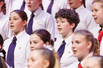 Photo from Waikato Diocesan House Singing 2022, held at GLOBOX Arena, Claudelands Event Centre, Hamilton, New Zealand on Friday, 23 June, 2023.  Photo: Mike Walen / KeyImagery Photography. Copyright: © Waikato Diocesan School for Girls.