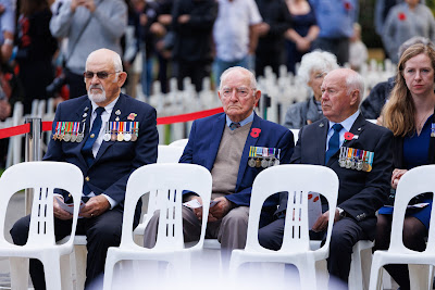 Photo from the Anzac Day 2025 Civic Service held at Memorial Park in Hamilton, Waikato, New Zealand on Friday, 25 April, 2025. Photography by Mike Walen / KeyImagery Photography. Copyright: © 2025 Hamilton City Council.