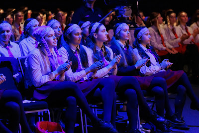 Photo from Waikato Diocesan House Singing 2022, held at GLOBOX Arena, Claudelands Event Centre, Hamilton, New Zealand on Friday, 23 June, 2023.  Photo: Mike Walen / KeyImagery Photography. Copyright: © Waikato Diocesan School for Girls.