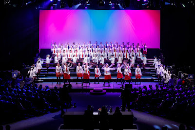 Photo from Waikato Diocesan House Singing 2022, held at GLOBOX Arena, Claudelands Event Centre, Hamilton, New Zealand on Friday, 23 June, 2023.  Photo: Mike Walen / KeyImagery Photography. Copyright: © Waikato Diocesan School for Girls.