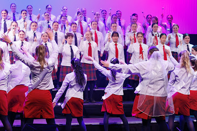 Photo from Waikato Diocesan House Singing 2022, held at GLOBOX Arena, Claudelands Event Centre, Hamilton, New Zealand on Friday, 23 June, 2023.  Photo: Mike Walen / KeyImagery Photography. Copyright: © Waikato Diocesan School for Girls.