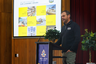 Photo from the 2023 Father/Daughter Breakfast held in the Nancy Light Hall at Waikato Diocesan in Hamilton, Waikato, New Zealand. Taken: Monday, 16 October, 2023. Photography: Mike Walen / KeyImagery Photography. Copyright: © Waikato Diocesan School for Girls.