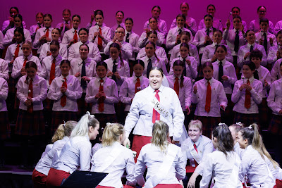 Photo from Waikato Diocesan House Singing 2022, held at GLOBOX Arena, Claudelands Event Centre, Hamilton, New Zealand on Friday, 23 June, 2023.  Photo: Mike Walen / KeyImagery Photography. Copyright: © Waikato Diocesan School for Girls.