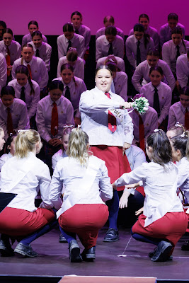Photo from Waikato Diocesan House Singing 2022, held at GLOBOX Arena, Claudelands Event Centre, Hamilton, New Zealand on Friday, 23 June, 2023.  Photo: Mike Walen / KeyImagery Photography. Copyright: © Waikato Diocesan School for Girls.