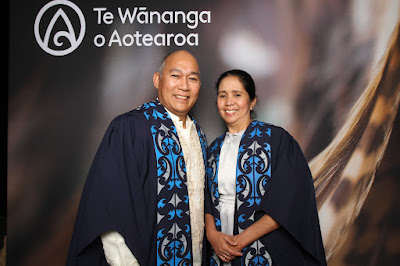 Booth photo from Ceremony 1 of the TWoA Tāmaki Makaurau 2025 Graduations (November Ceremonies) held at Church Unlimited, Glendene, Auckland, New Zealand at 12pm on Tuesday, 11 November, 2025. Photography by InstaBooth / KeyImagery Photography. Copyright: © 2025 Te Wānanga o Aotearoa.