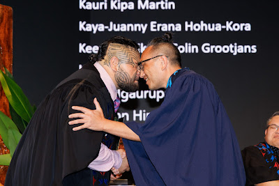 Photo from Ceremony 2 of the TWoA Tāmaki Makaurau 2025 Graduations (May 2025) held at the Mangere Arts Centre in Auckland, New Zealand on Monday, 26 May, 2025. Photo by Mike Walen / KeyImagery Photography. Copyright: © 2025 Te Wānanga o Aotearoa.