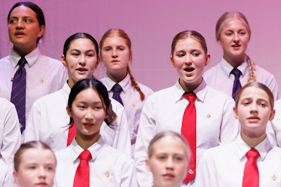 Photo from Waikato Diocesan House Singing 2022, held at GLOBOX Arena, Claudelands Event Centre, Hamilton, New Zealand on Friday, 23 June, 2023.  Photo: Mike Walen / KeyImagery Photography. Copyright: © Waikato Diocesan School for Girls.