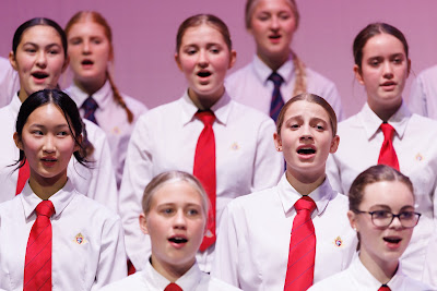 Photo from Waikato Diocesan House Singing 2022, held at GLOBOX Arena, Claudelands Event Centre, Hamilton, New Zealand on Friday, 23 June, 2023.  Photo: Mike Walen / KeyImagery Photography. Copyright: © Waikato Diocesan School for Girls.