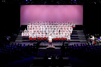 Photo from Waikato Diocesan House Singing 2022, held at GLOBOX Arena, Claudelands Event Centre, Hamilton, New Zealand on Friday, 23 June, 2023.  Photo: Mike Walen / KeyImagery Photography. Copyright: © Waikato Diocesan School for Girls.