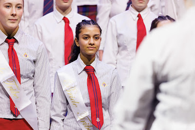 Photo from Waikato Diocesan House Singing 2022, held at GLOBOX Arena, Claudelands Event Centre, Hamilton, New Zealand on Friday, 23 June, 2023.  Photo: Mike Walen / KeyImagery Photography. Copyright: © Waikato Diocesan School for Girls.