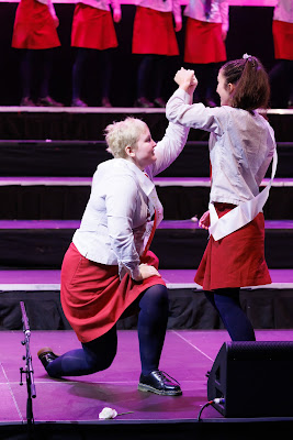 Photo from Waikato Diocesan House Singing 2022, held at GLOBOX Arena, Claudelands Event Centre, Hamilton, New Zealand on Friday, 23 June, 2023.  Photo: Mike Walen / KeyImagery Photography. Copyright: © Waikato Diocesan School for Girls.