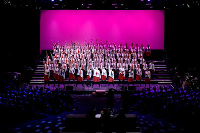 Photo from Waikato Diocesan House Singing 2022, held at GLOBOX Arena, Claudelands Event Centre, Hamilton, New Zealand on Friday, 23 June, 2023.  Photo: Mike Walen / KeyImagery Photography. Copyright: © Waikato Diocesan School for Girls.